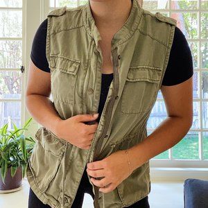 Olive Green Army-style Vest